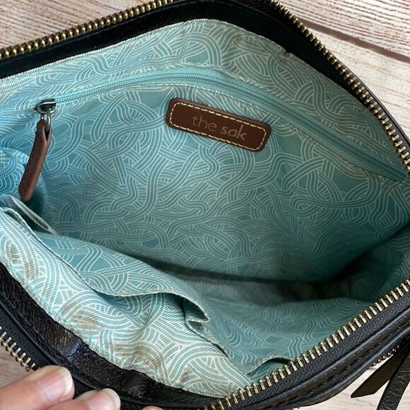 THE SAK LEUCADIA CROSSBODY IN BLACK LEATHER - Picture 8 of 8